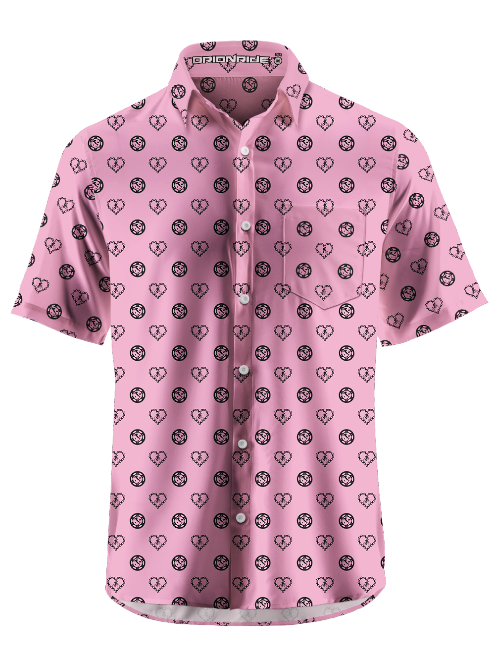 Orionride Heart Gear Zipper Pockets Ultra Lightweight Short Sleeves Gravel Shirt