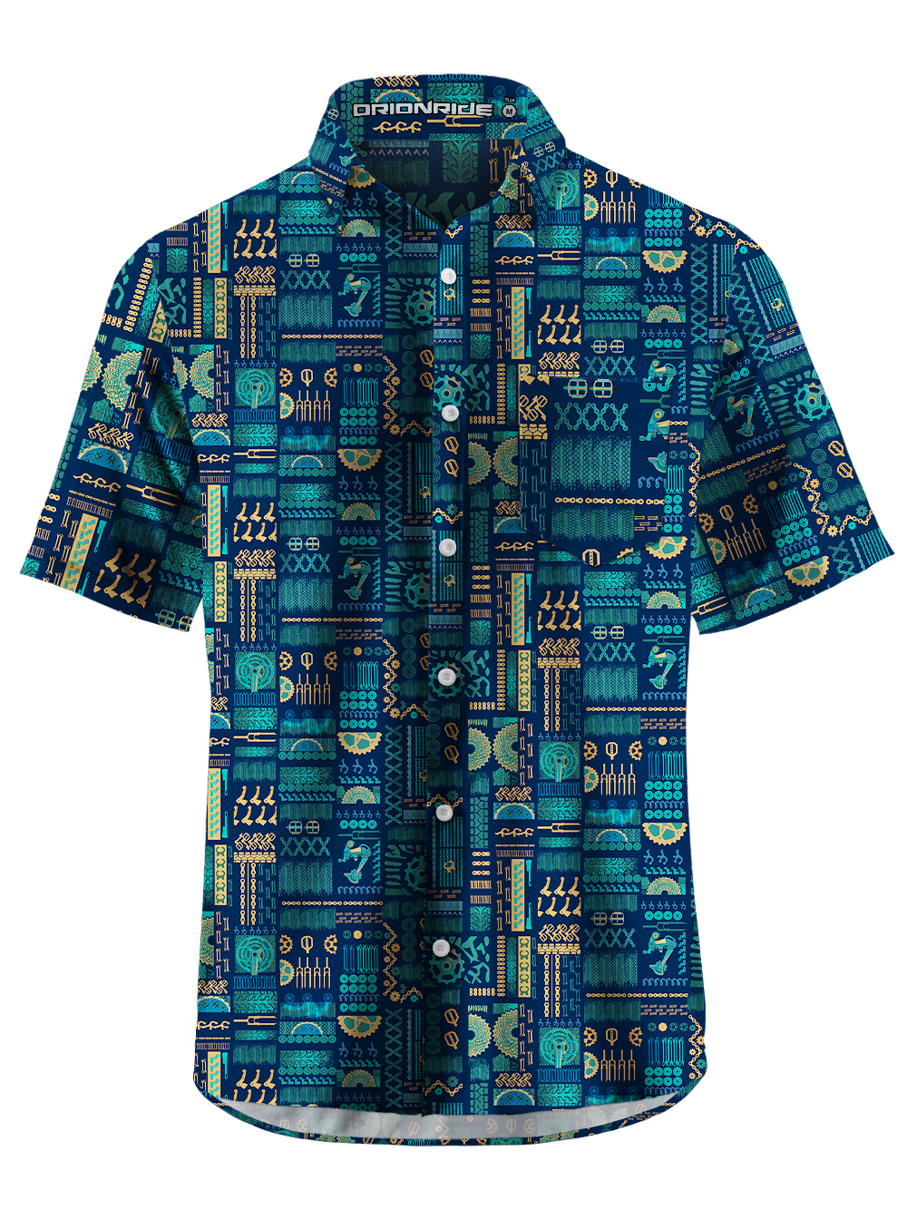 Orionride Assemble Parts Zipper Pockets Ultra Lightweight Short Sleeves Gravel Shirt