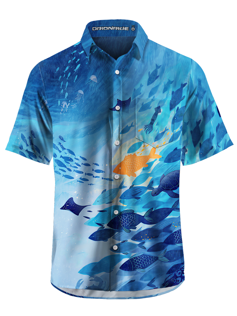 Orionride Solo Swim Zipper Pockets Ultra Lightweight Short Sleeves Gravel Shirt