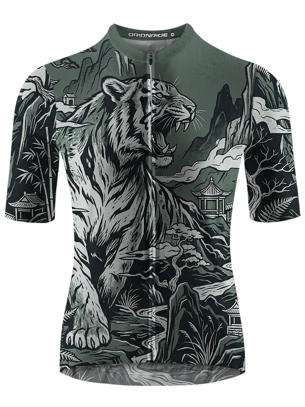 Orionride Roaring Tiger Short Sleeves Cycling Jersey