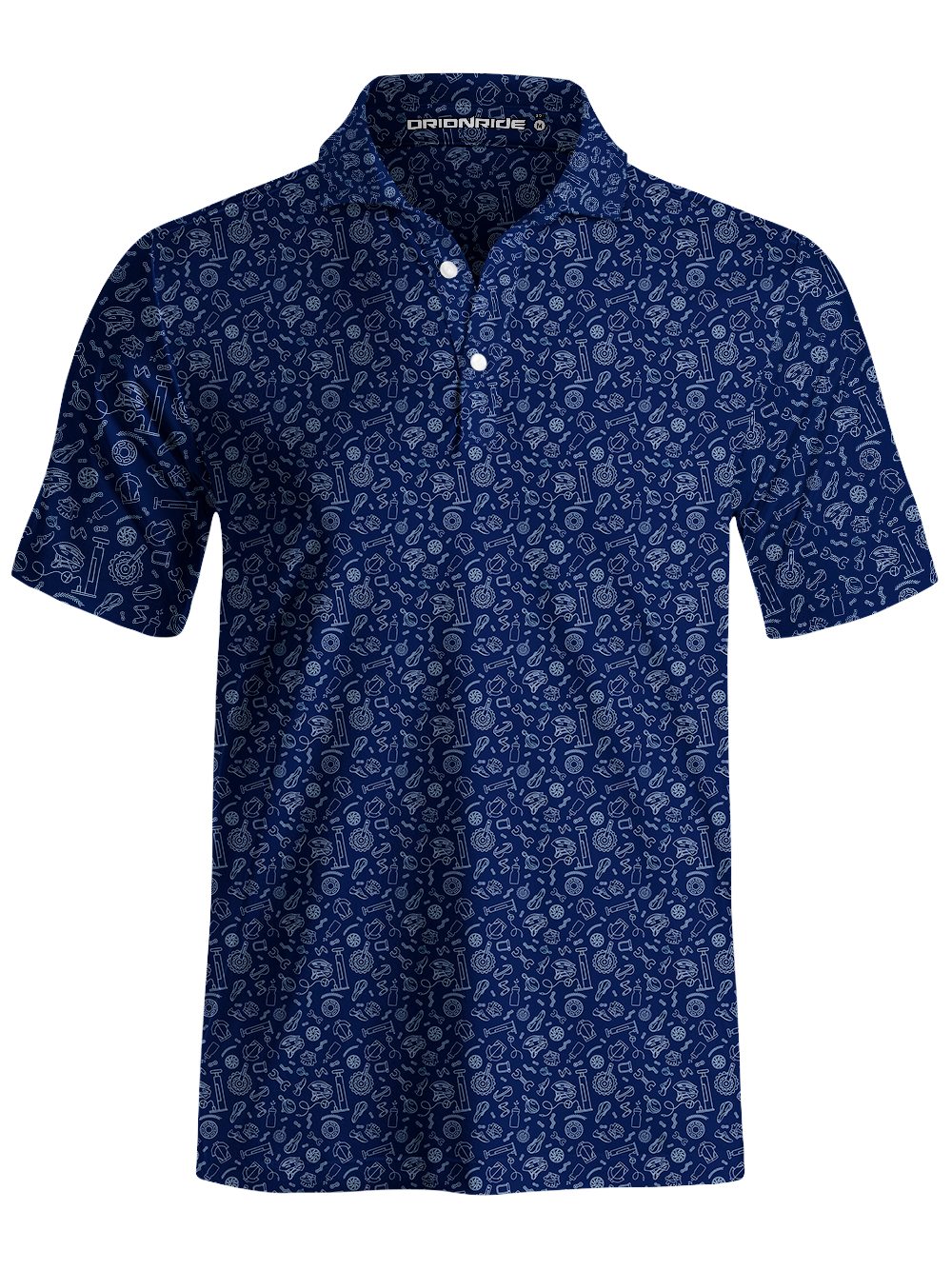 Orionride Cycling Parts Men's Polo Shirt