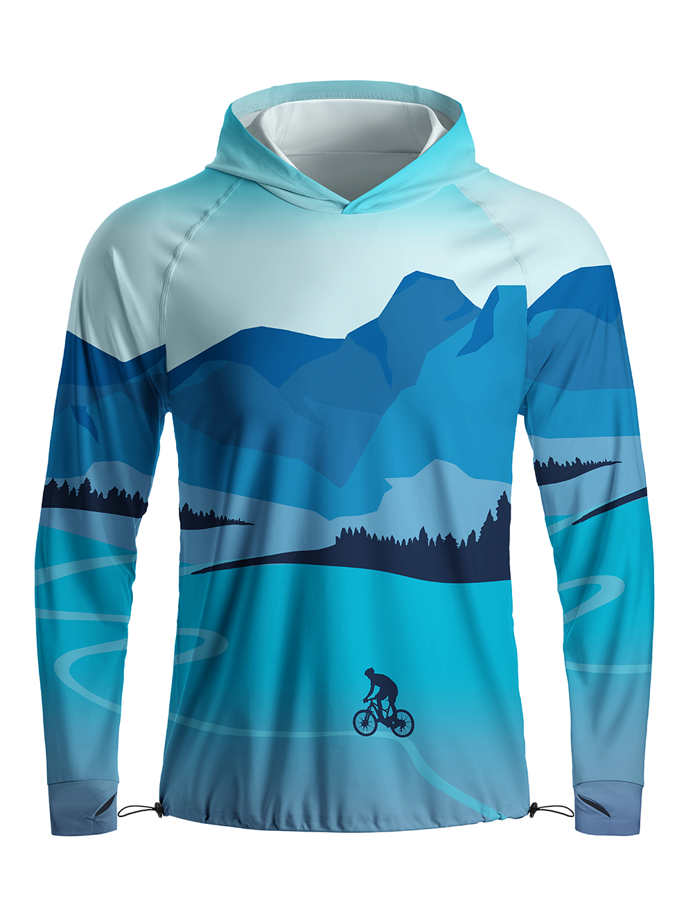 Orionride Mountain Biking Long Sleeve Cycling Hoodie Shirt