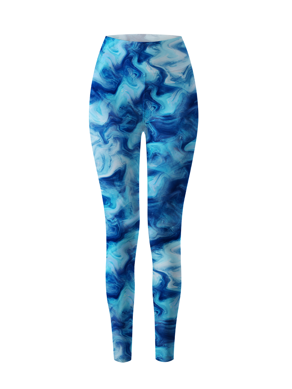 Orionride Blue Water Ripples Women's Bike Legging