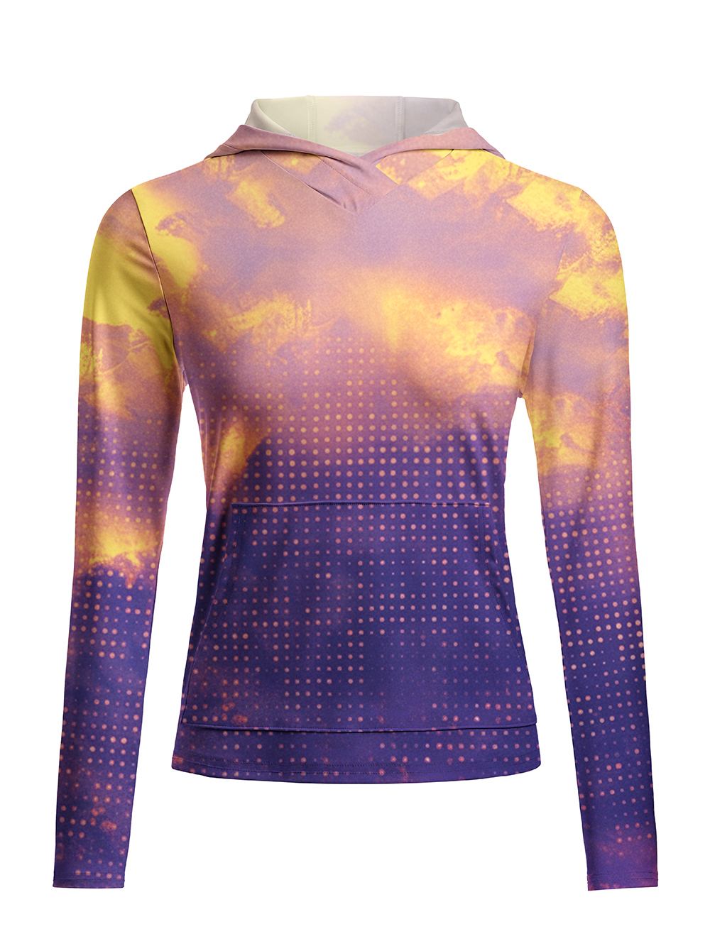 Orionride Starry Sky Dot Women's Long Sleeve Cycling Hoodie Shirt