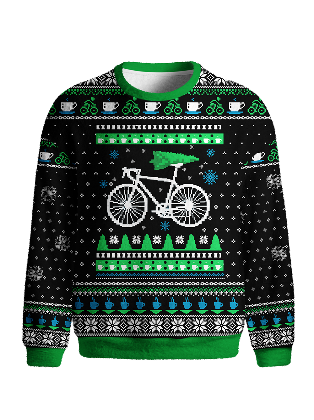 Orionride Leaf Bicycle Seat Men's Sweaters