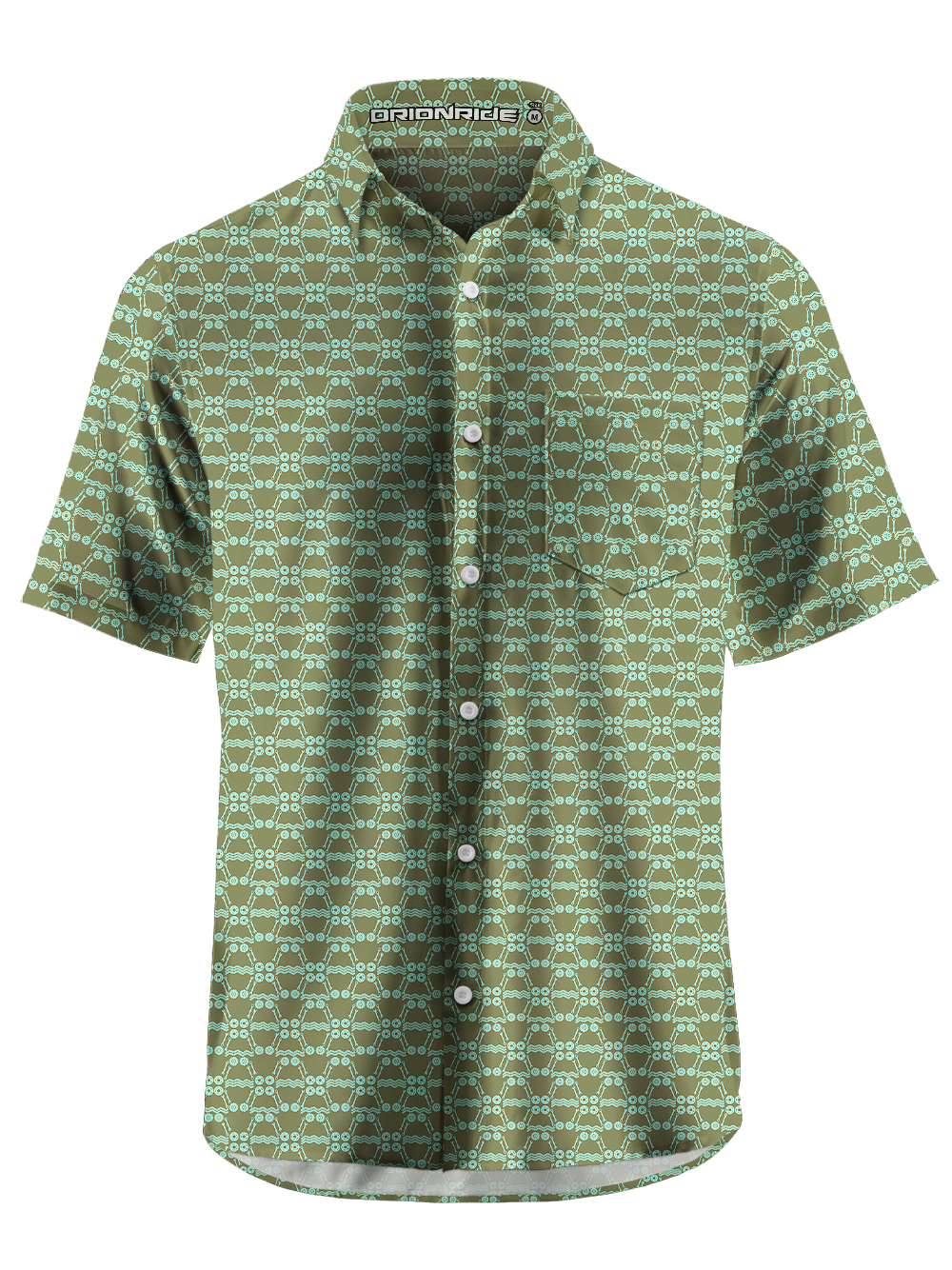 Orionride Gear And Chain Assembly Zipper Pockets Ultra Lightweight Short Sleeves Gravel Shirt