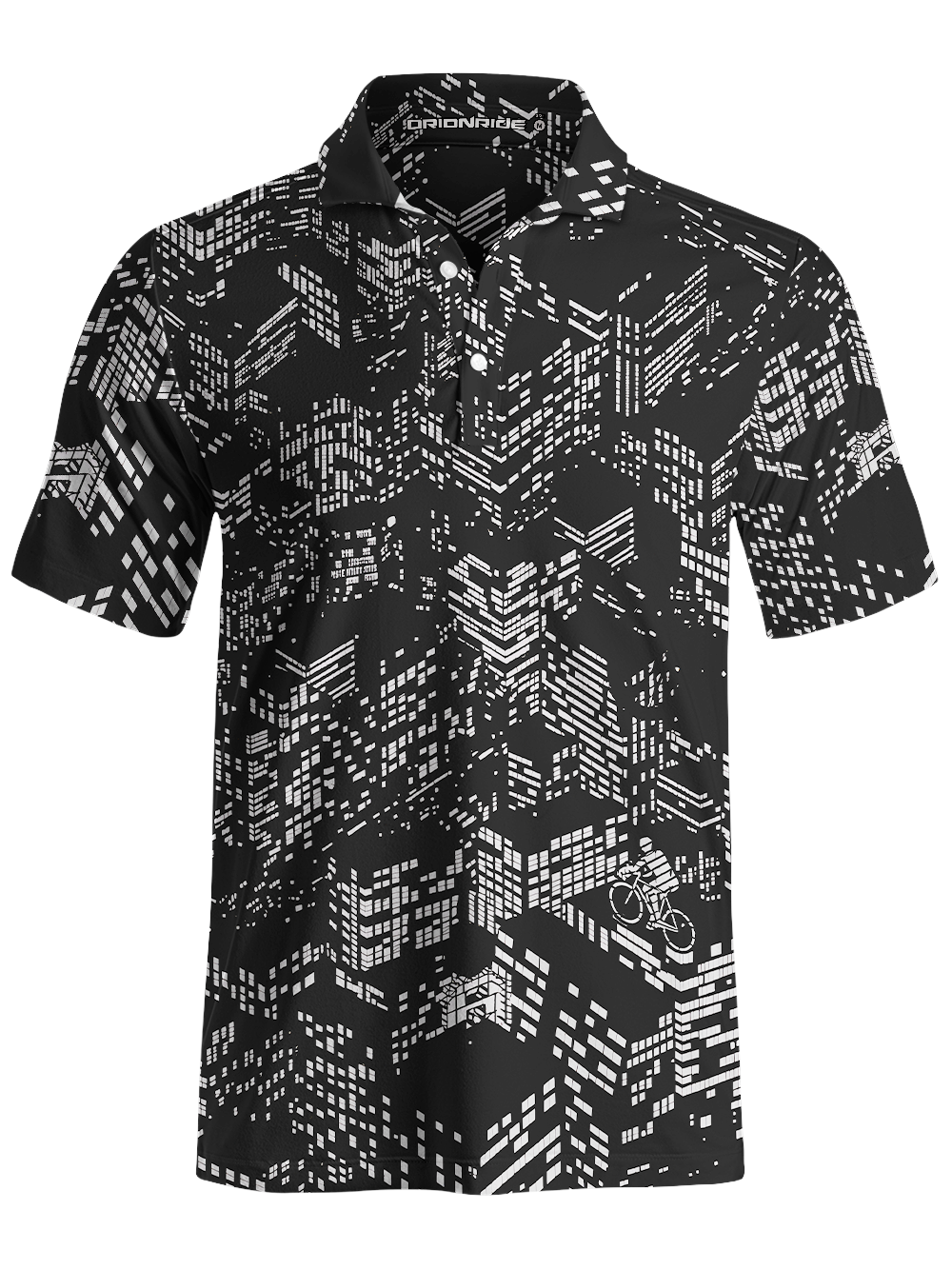 Orionride City Maze Men's Polo Shirt