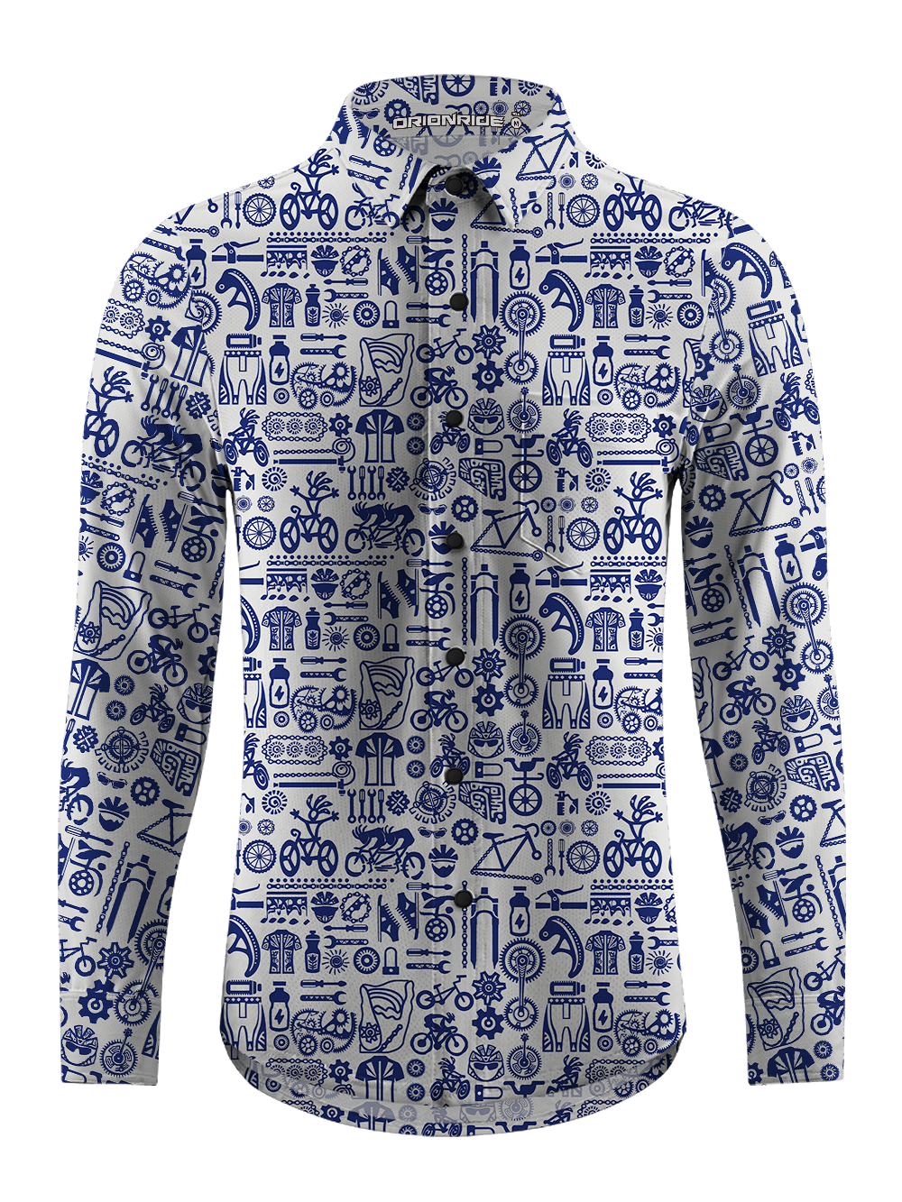 Orionride Totem Equipment Men's Stretchy Breathable Long Sleeve Gravel Shirt