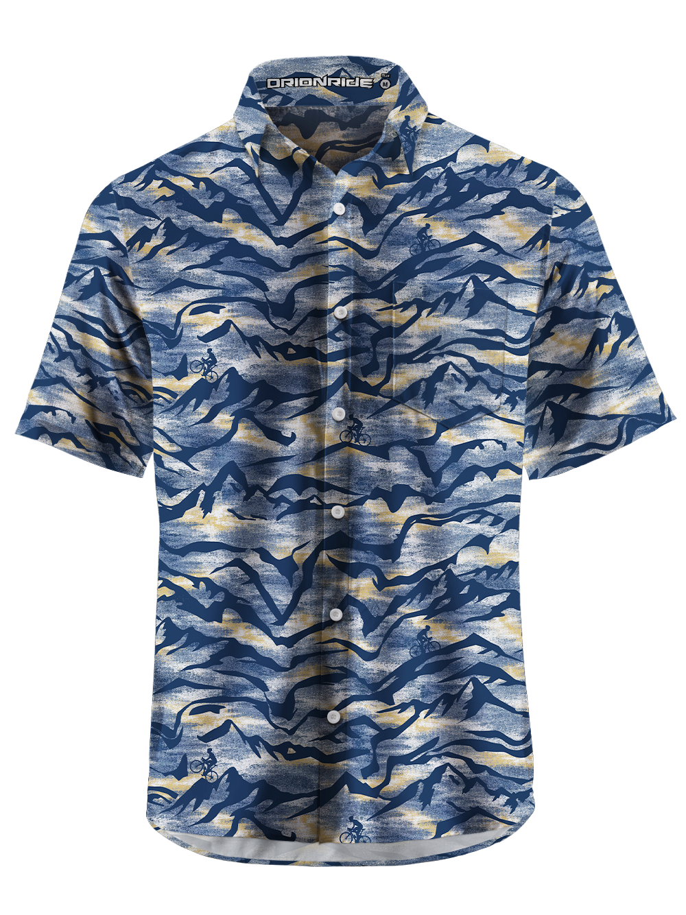 Orionride Mountain Riders Zipper Pockets Ultra Lightweight Short Sleeves Gravel Shirt