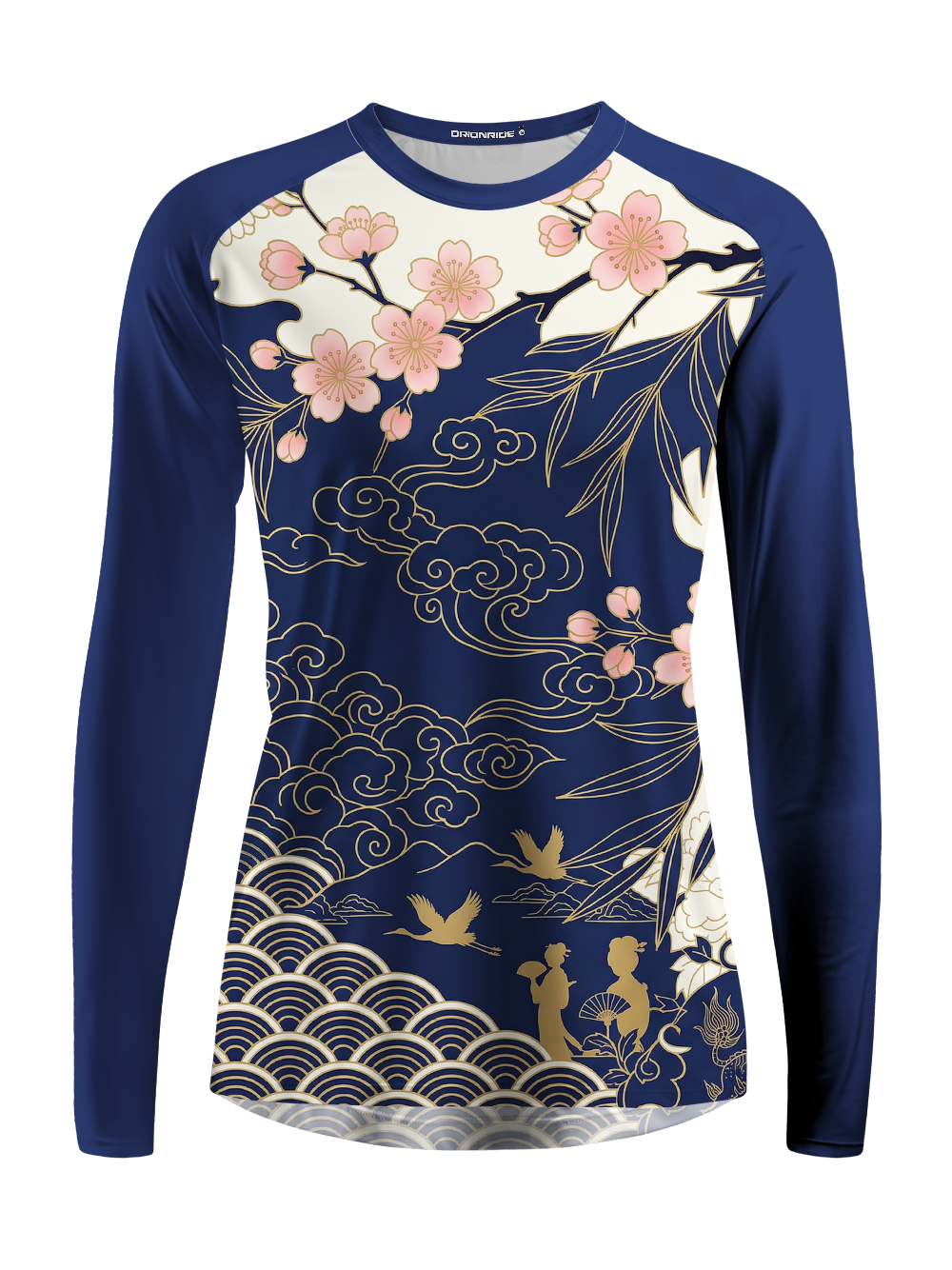 Orionride Peach Blossoms Women's Quick Dry Downhill Jersey