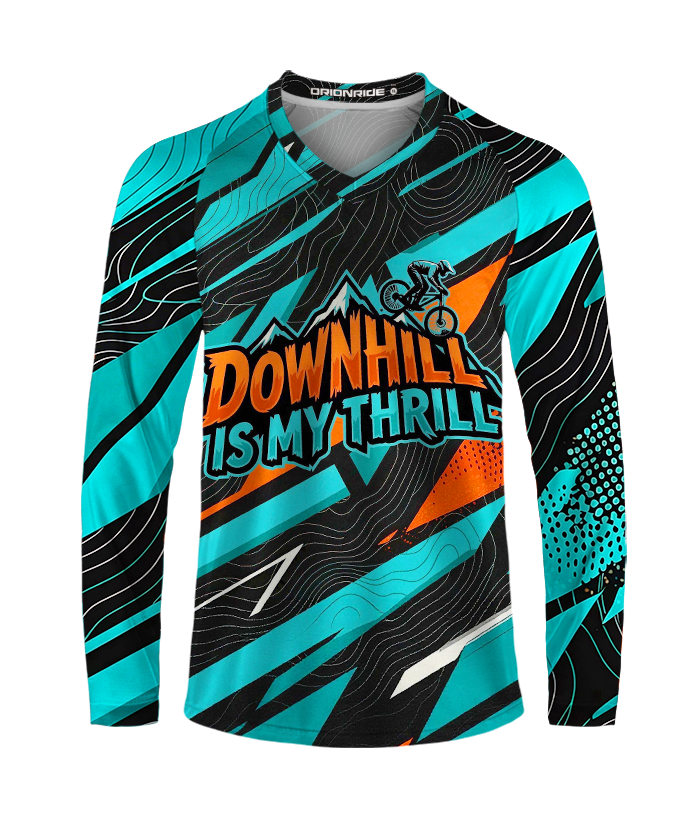 Orionride Downhill Is My Thrill Long Sleeve Downhill Jersey