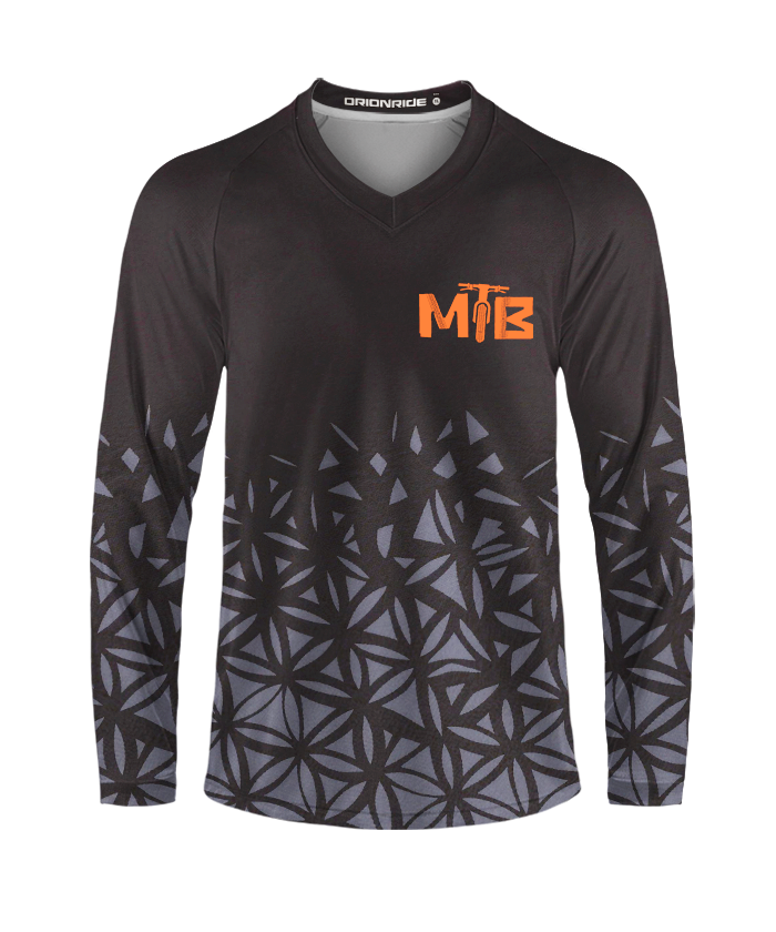 Orionride Obsidian Lines Long Sleeve Downhill Jersey
