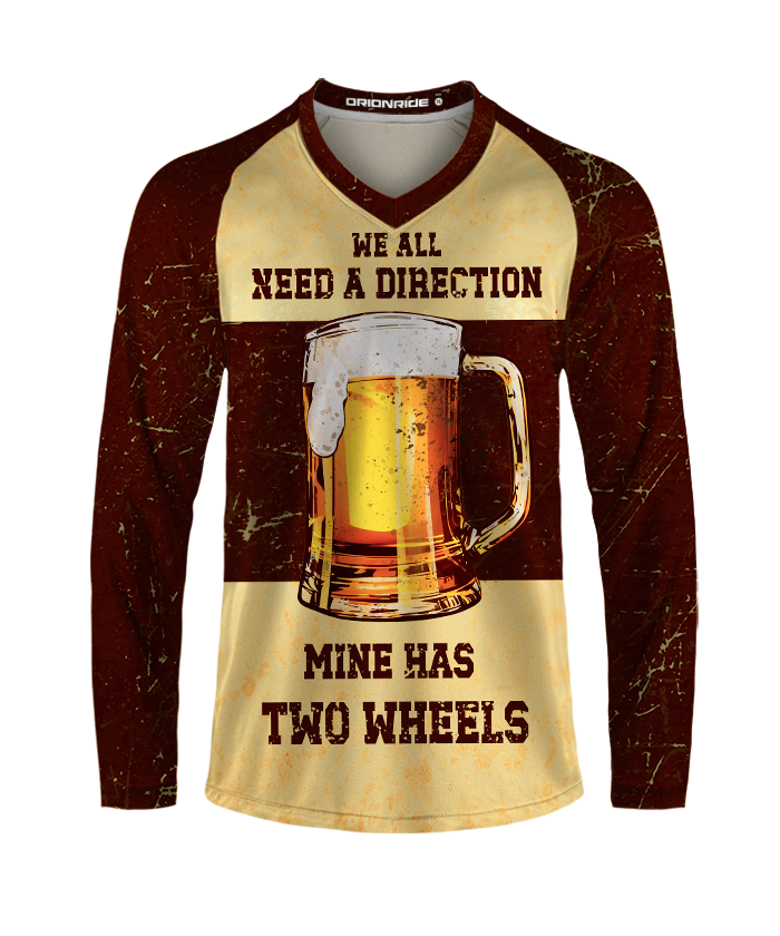 Orionride We All Need Beer Long Sleeve Downhill Jersey