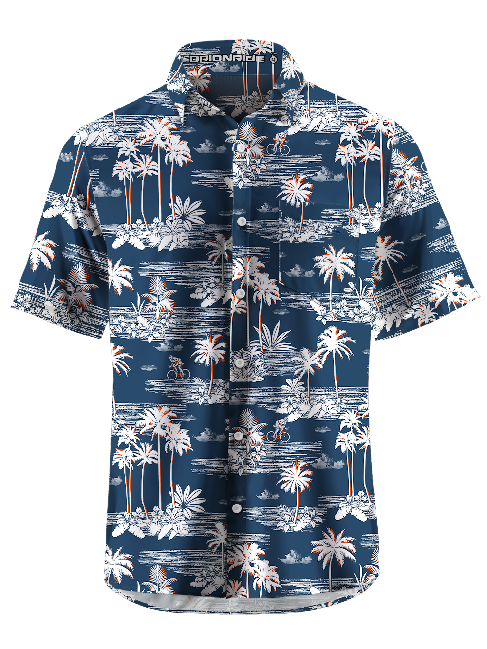 Orionride Island Trip Zipper Pockets Ultra Lightweight Short Sleeves Gravel Shirt