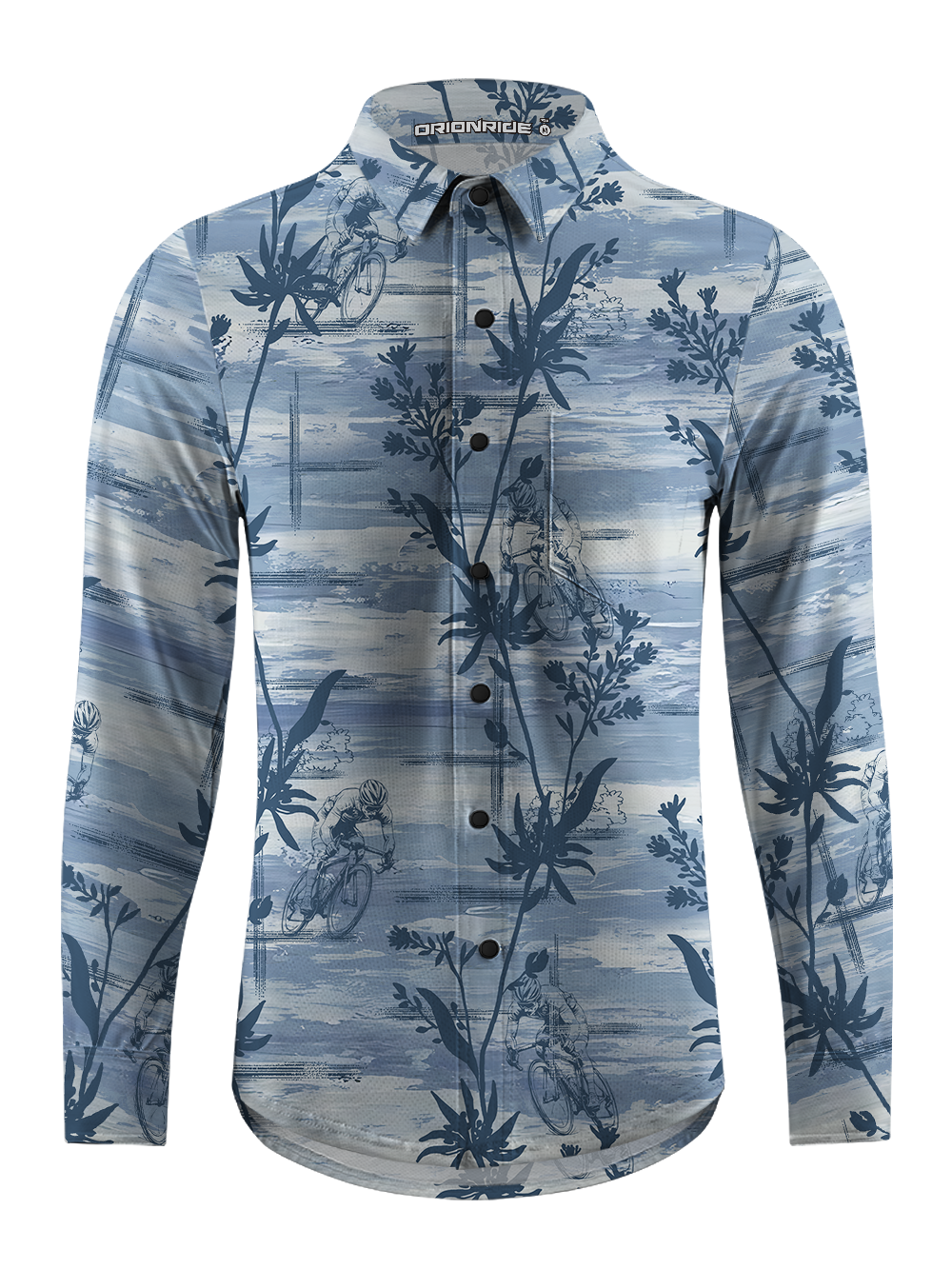 Orionride Bay Adventure Men's Stretchy Breathable Long Sleeve Gravel Shirt