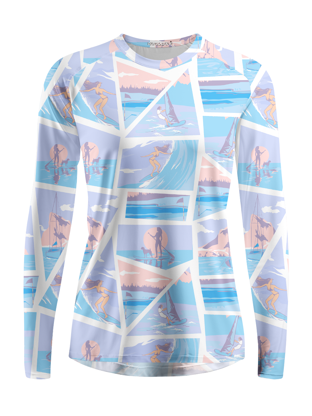 Orionride Surfing On The Sea Women's Quick Dry Downhill Jersey