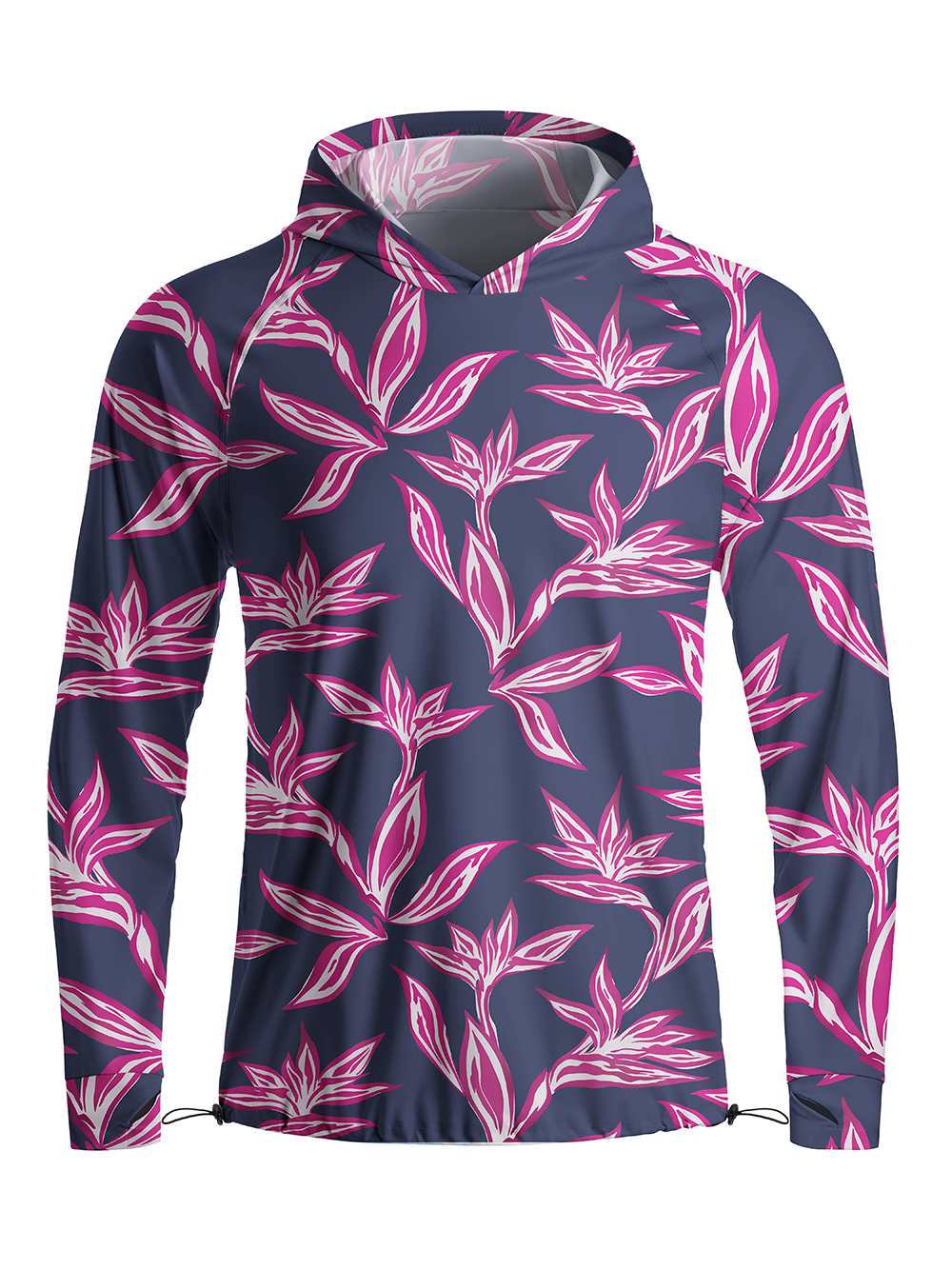 Orionride Strelitzia Reginae Long Sleeve Cycling Hoodie Shirt