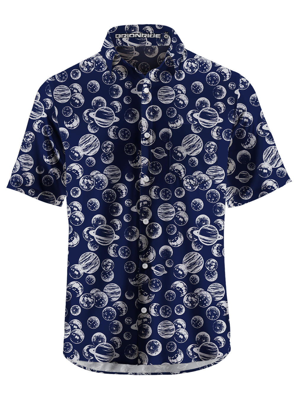 Orionride Planet Gathering Zipper Pockets Ultra Lightweight Short Sleeves Gravel Shirt