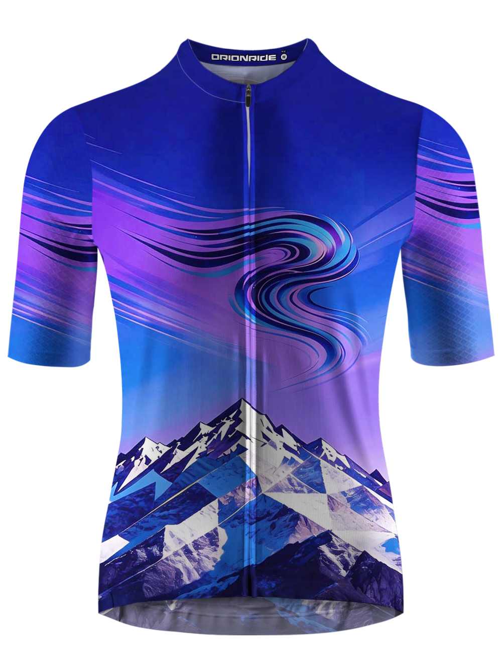 Orionride Purple Mountain Peak Short Sleeves Cycling Jersey