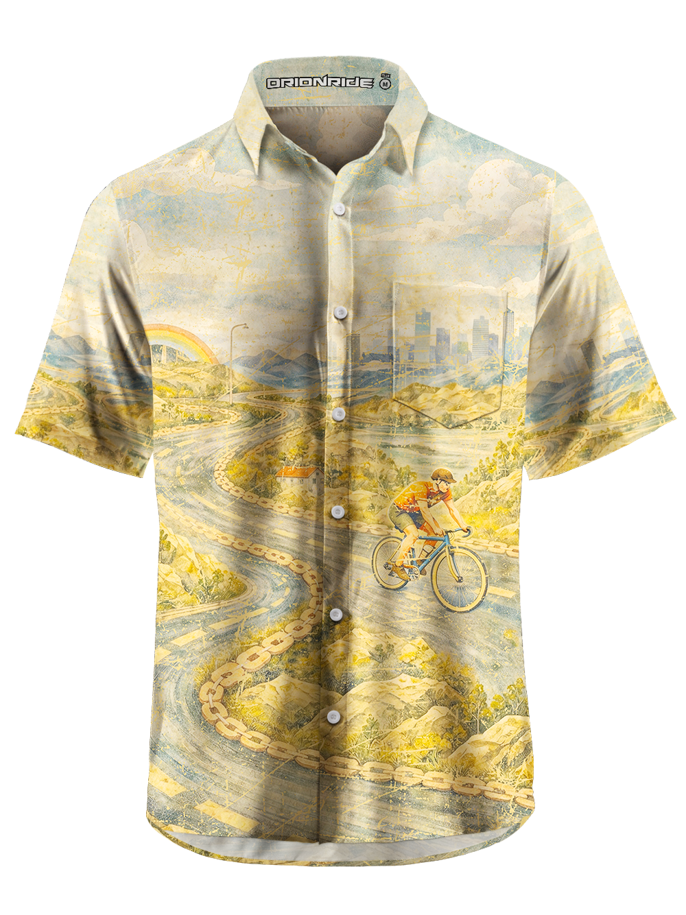 Orionride Field Life Zipper Pockets Ultra Lightweight Short Sleeves Gravel Shirt