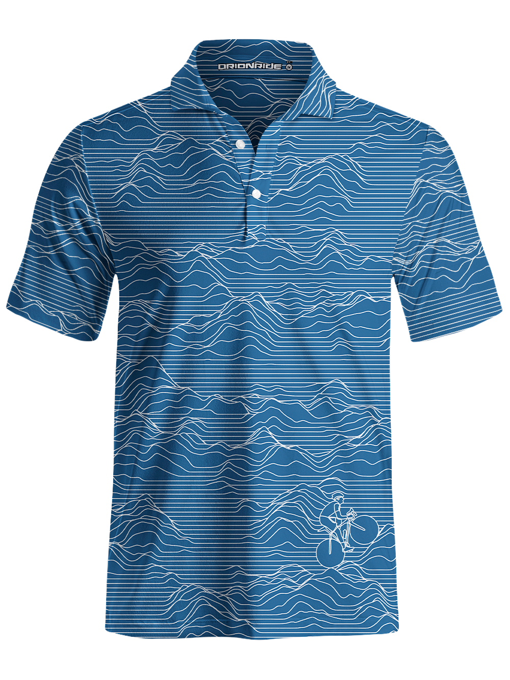 Orionride Cycling Travels Men's Polo Shirt