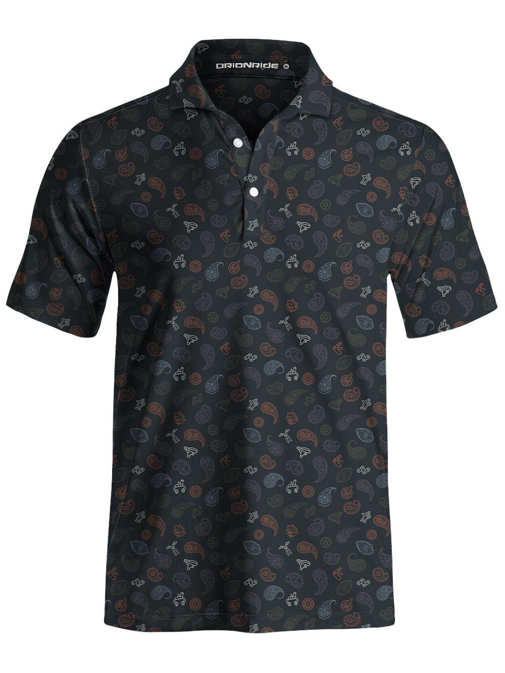 Orionride Strange Cashew Flower Men's Polo Shirt
