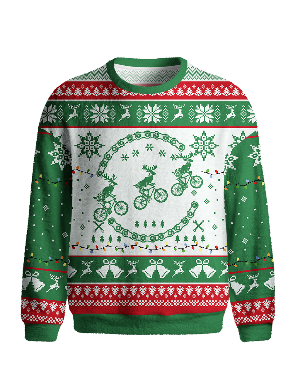 Orionride Reindeer Riding Men's Sweaters