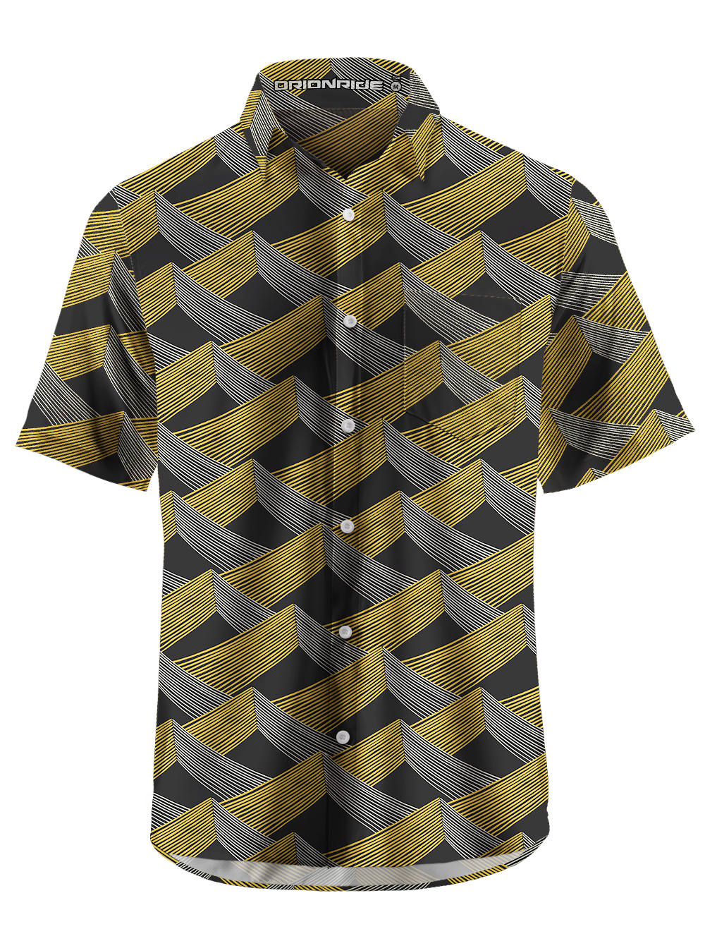 Orionride Origami Ridge Zipper Pockets Ultra Lightweight Short Sleeves Gravel Shirt