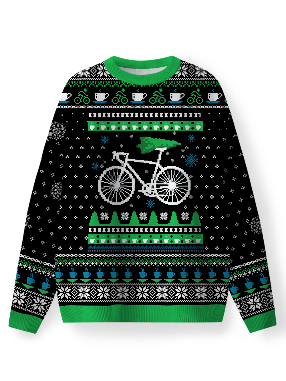 Orionride Leaf Bicycle Seat Men's Sweaters