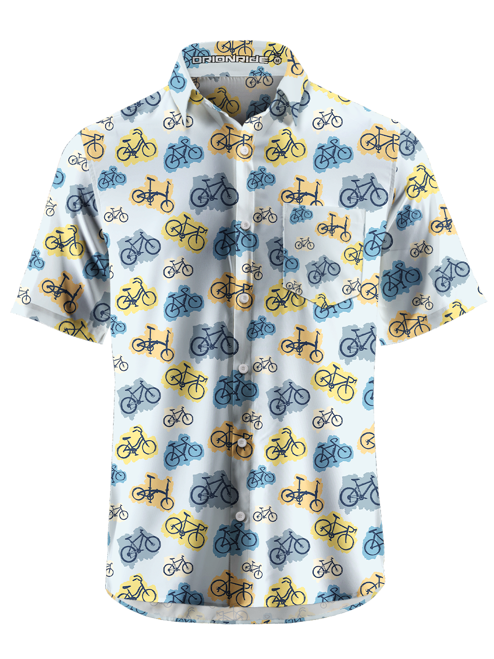 Orionride Sense Of Freedom Zipper Pockets Ultra Lightweight Short Sleeves Gravel Shirt