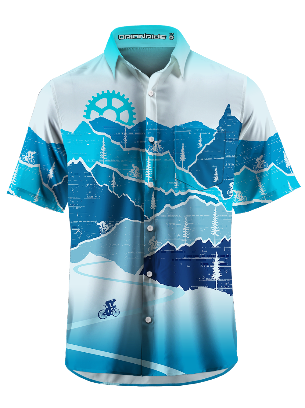 Orionride Uphill Sprint Zipper Pockets Ultra Lightweight Short Sleeves Gravel Shirt