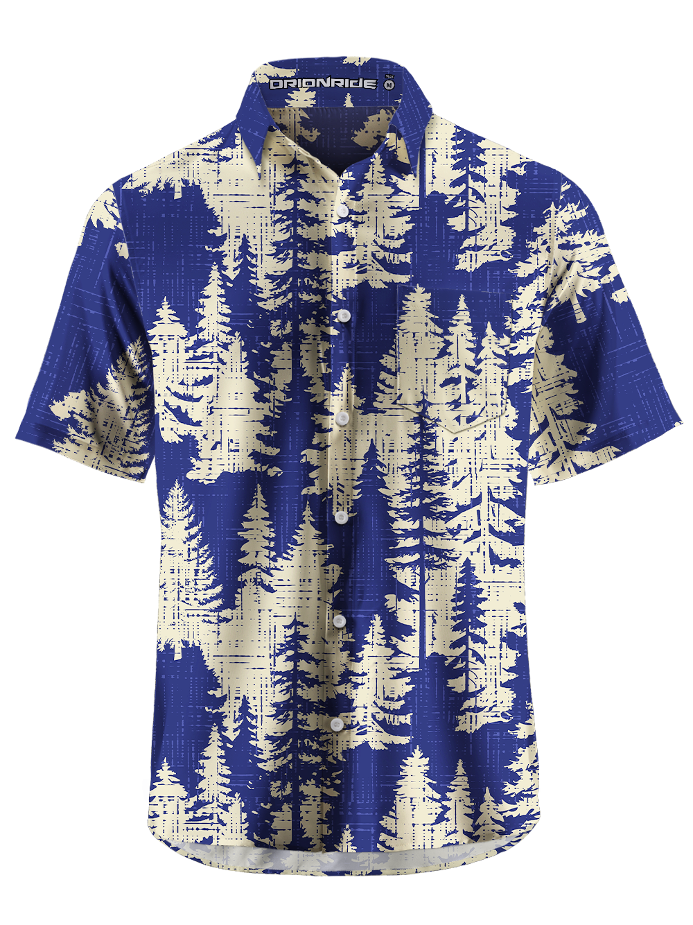 Orionride Rough Forest Zipper Pockets Ultra Lightweight Short Sleeves Gravel Shirt