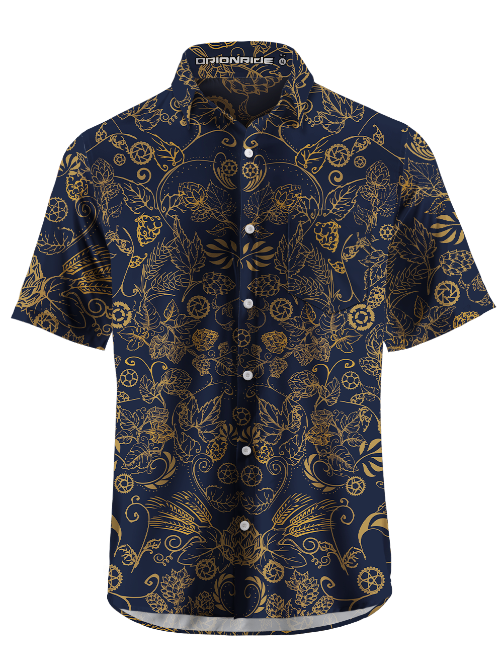 Orionride Hops Gear Zipper Pockets Ultra Lightweight Short Sleeves Gravel Shirt