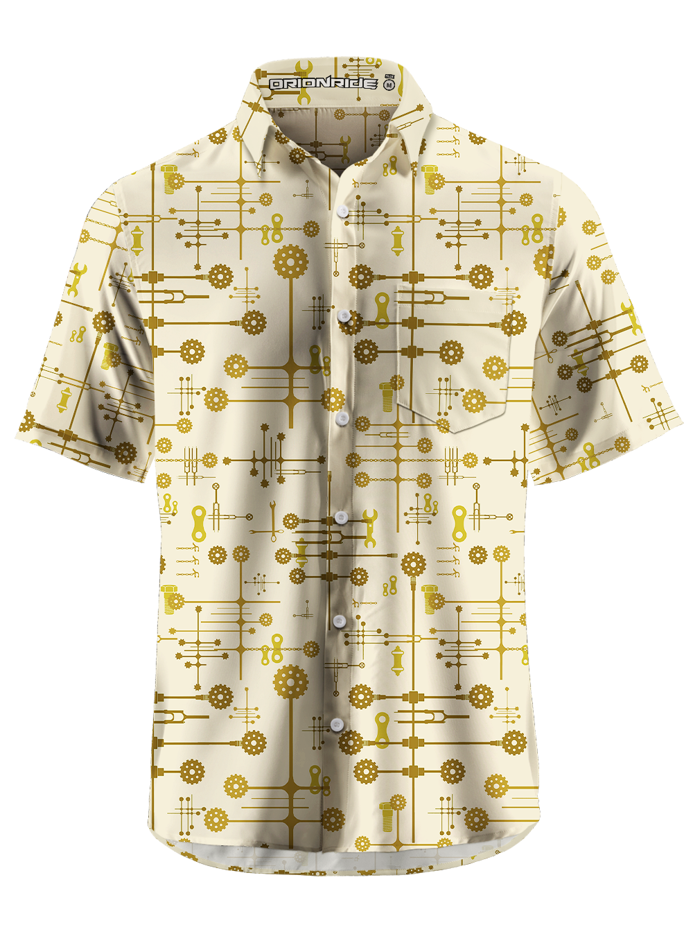 Orionride Gear Three-Dimensional Space Zipper Pockets Ultra Lightweight Short Sleeves Gravel Shirt