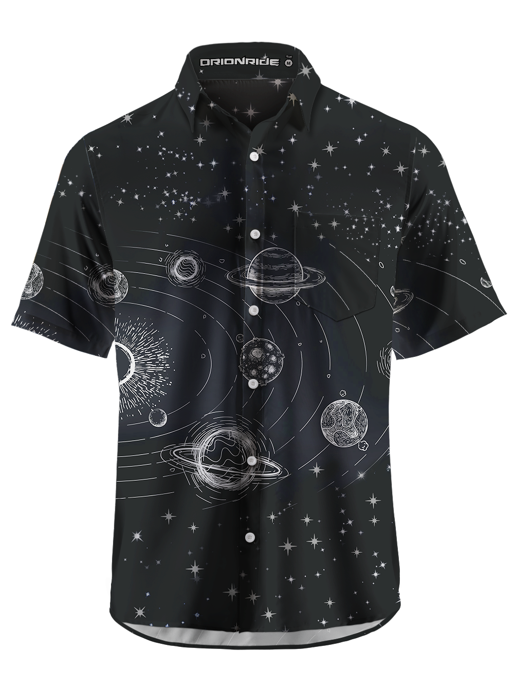 Orionride Star Trek Zipper Pockets Ultra Lightweight Short Sleeves Gravel Shirt