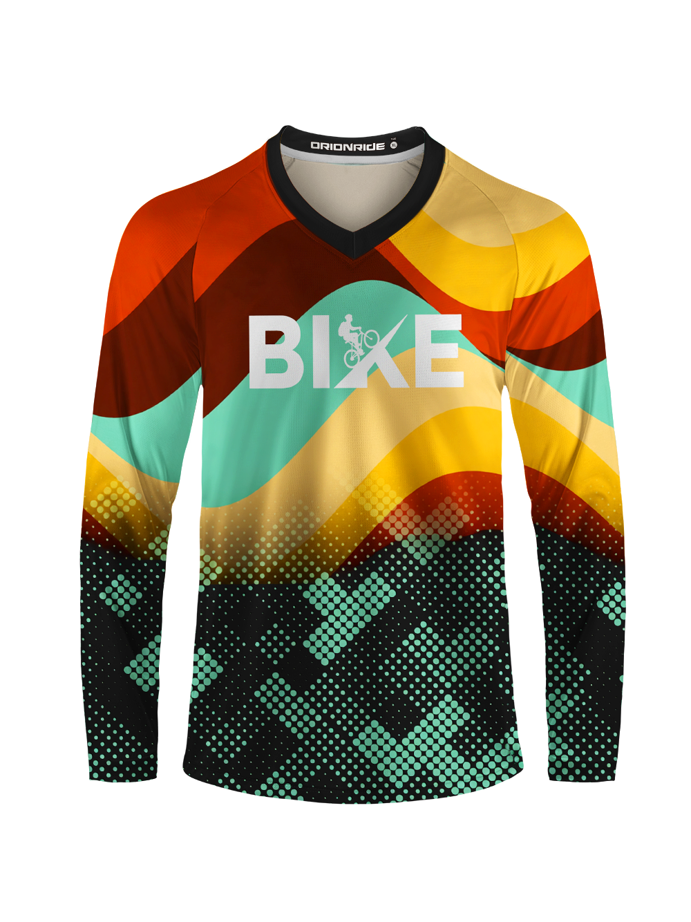 Orionride Color Clash Long Sleeve Downhill Jersey