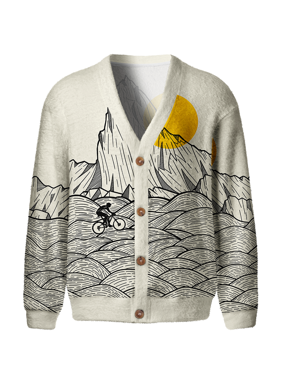 Orionride Outdoor Adventures Men's Cardigan Knit Sweaters
