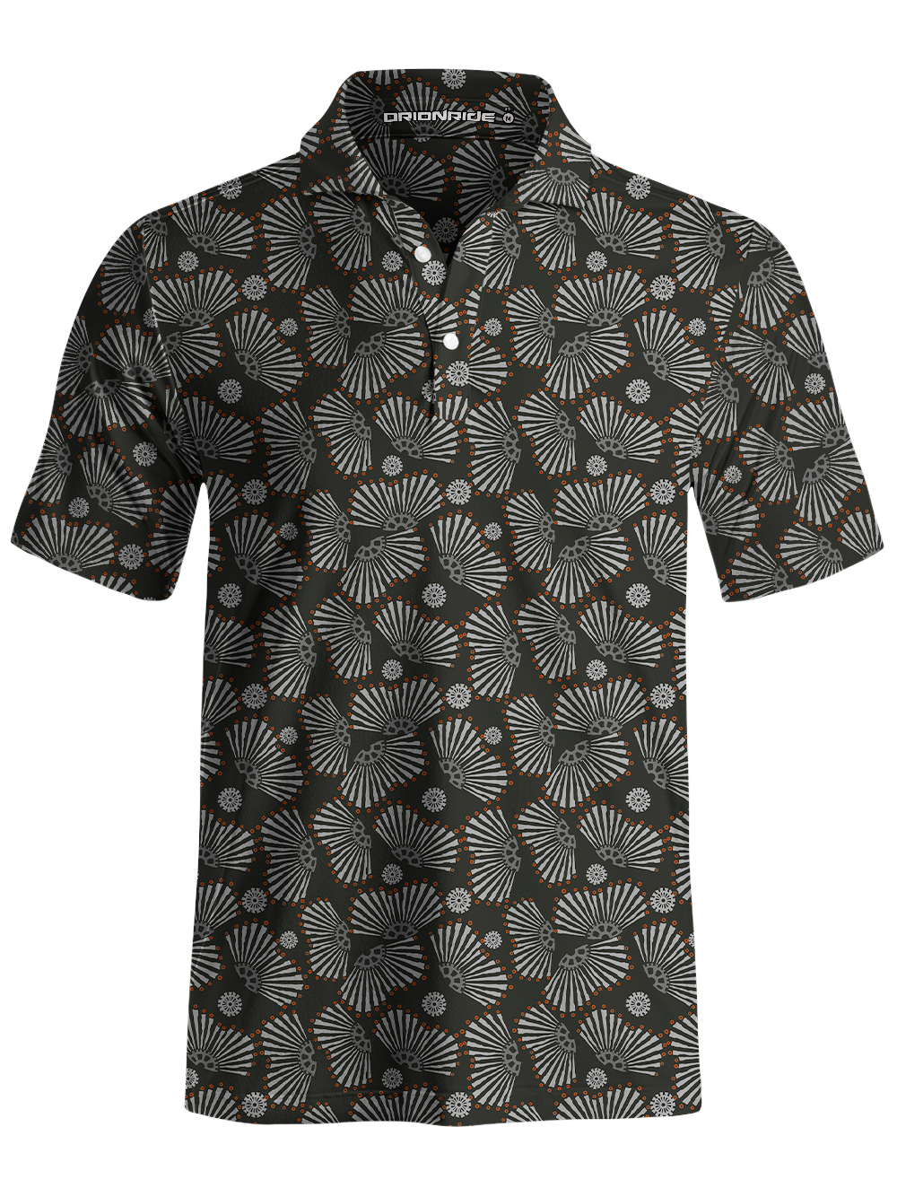 Orionride Radial Gears Men's Polo Shirt