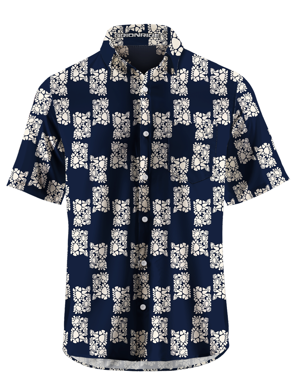 Orionride Ancient Totems Zipper Pockets Ultra Lightweight Short Sleeves Gravel Shirt