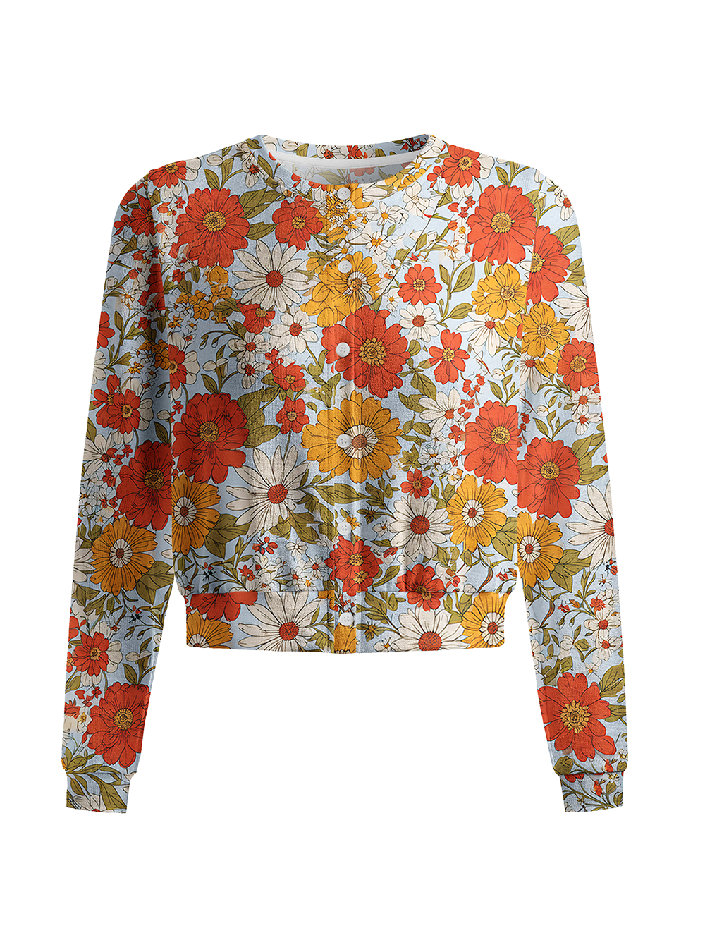 Orionride A Lush Natural Garden Women's Knitted Cardigan