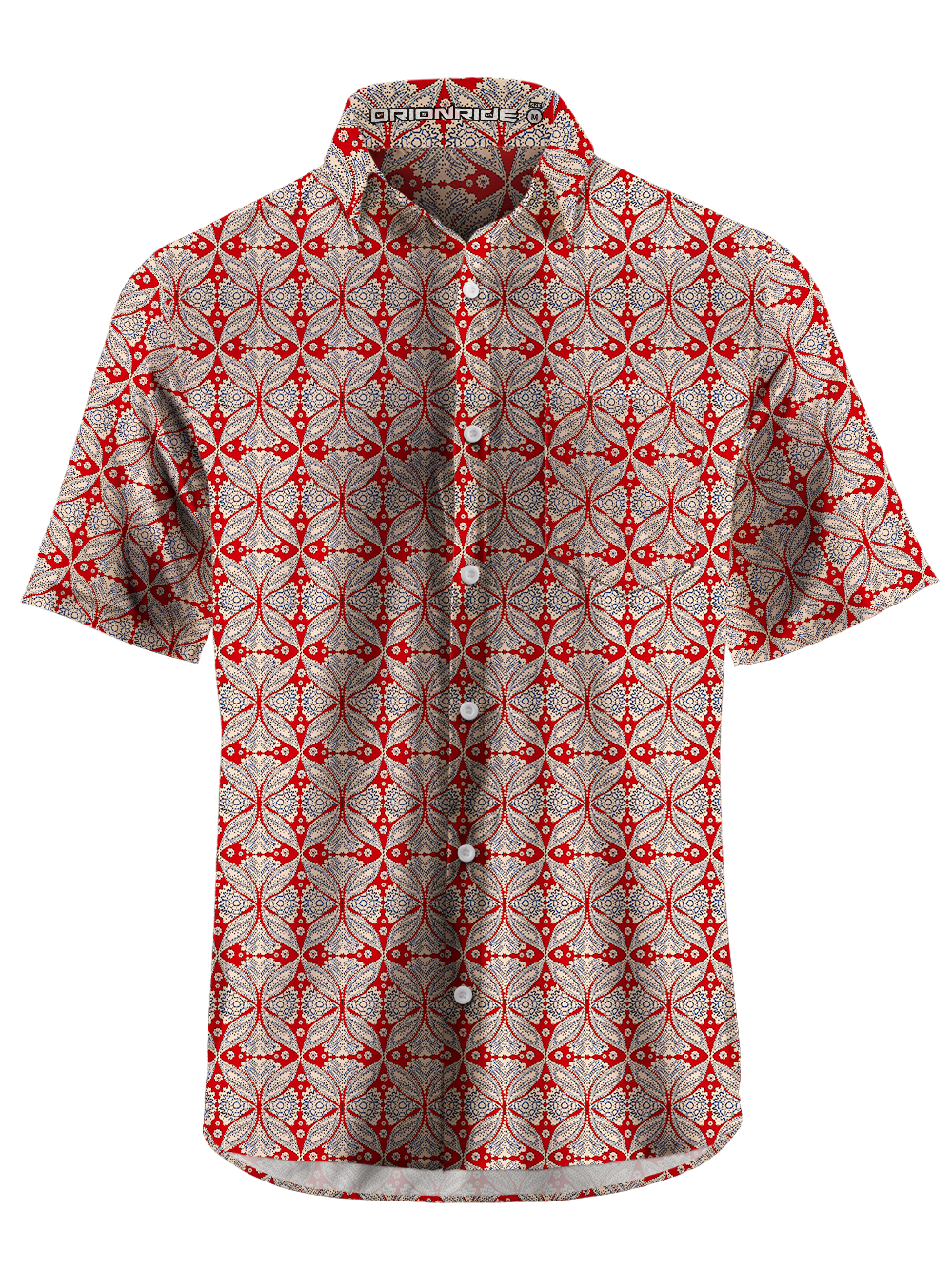 Orionride Gear Kaleidoscope Zipper Pockets Ultra Lightweight Short Sleeves Gravel Shirt