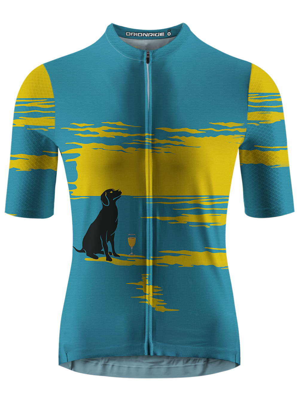 Orionride Labrador on The Beach Short Sleeves Cycling Jersey