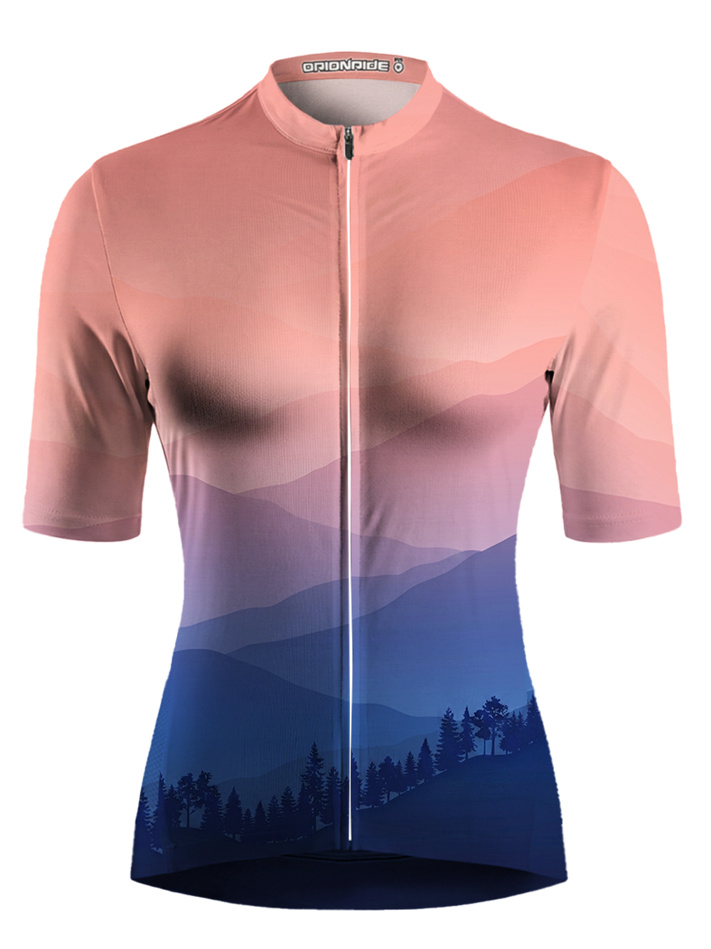 Orionride Sunset Mountain View Short Sleeves Women's Jersey