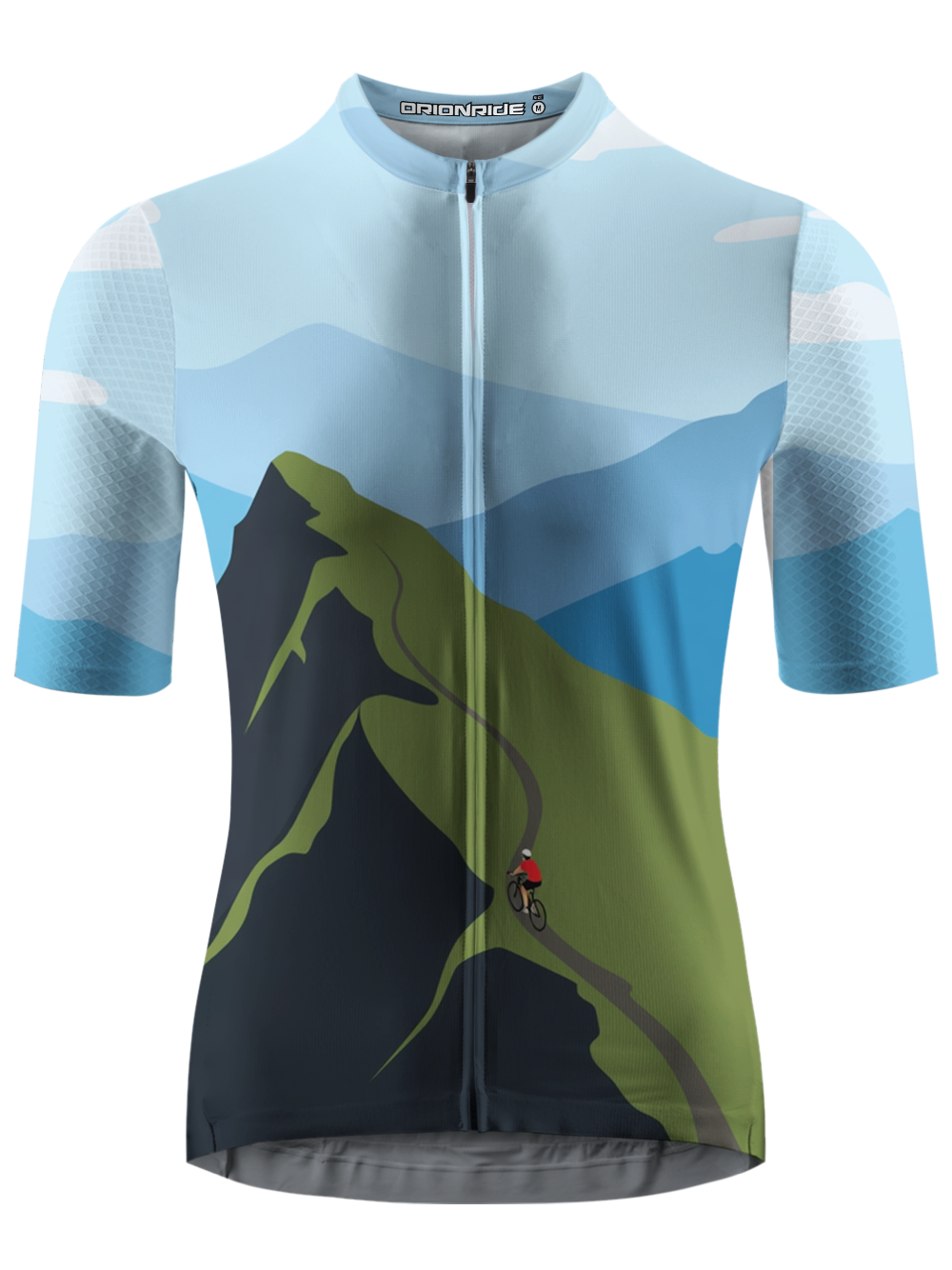 Orionride Riding Uphill Short Sleeves Cycling Jersey