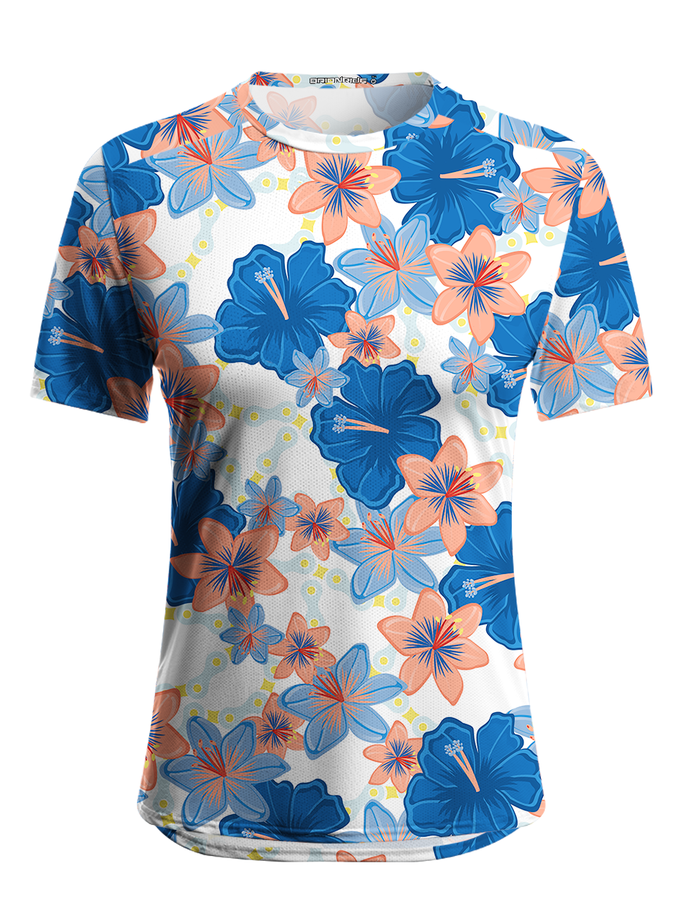 Orionride Hibiscus Chain Women's Breathable Short Sleeve T-shirt