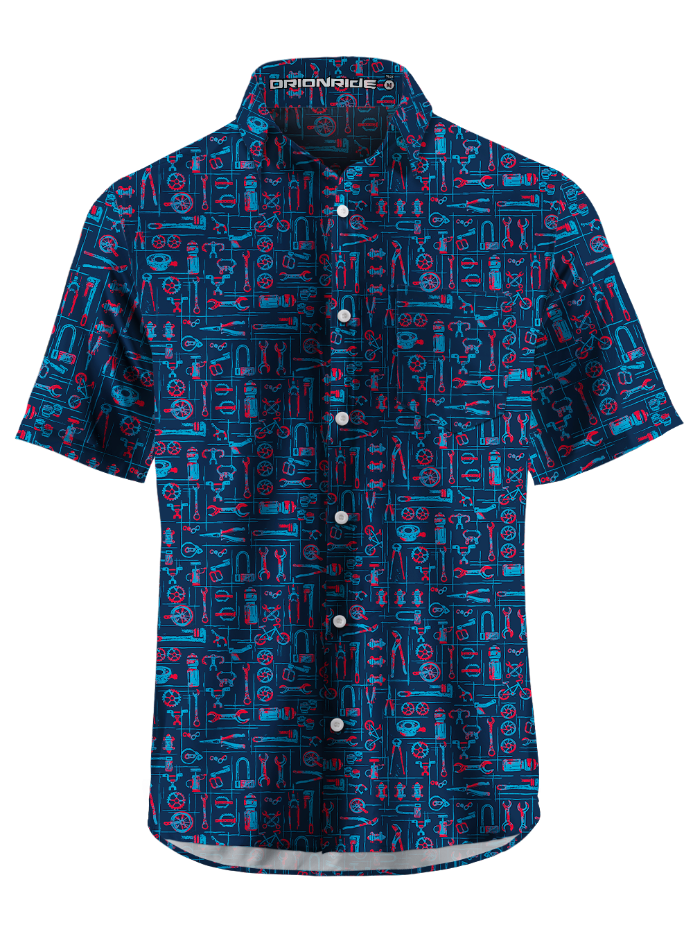 Orionride Sturdy Parts Zipper Pockets Ultra Lightweight Short Sleeves Gravel Shirt