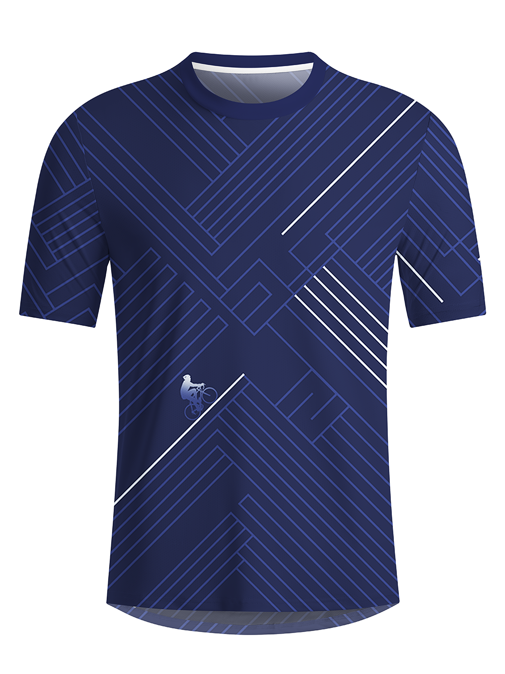 Orionride The Courage To Ride Men's Breathable Short Sleeve Technical Tee