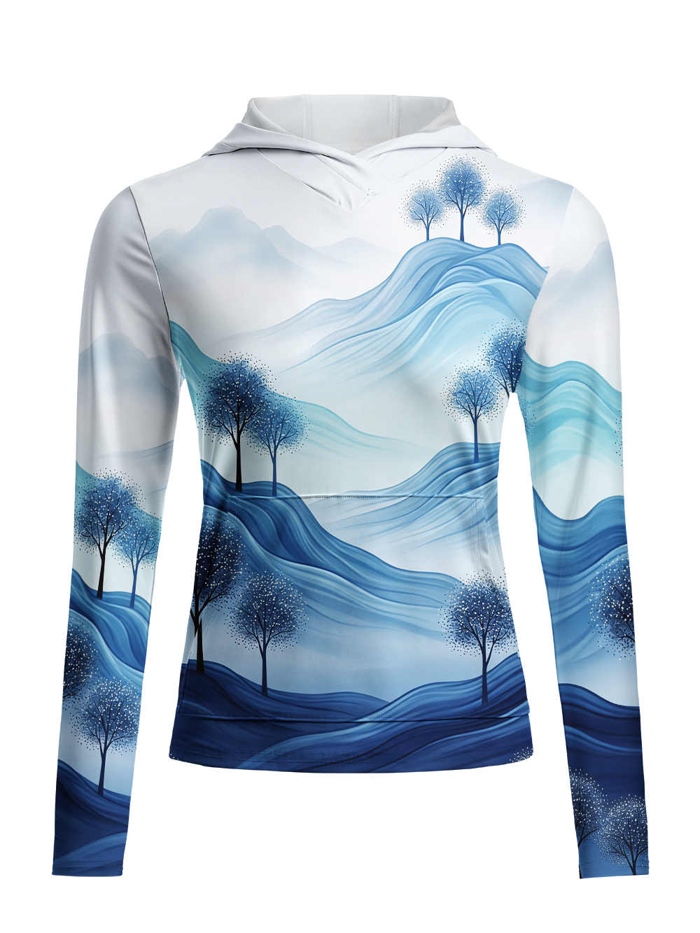 Orionride Ice And Snow World Women's Long Sleeve Cycling Hoodie Shirt