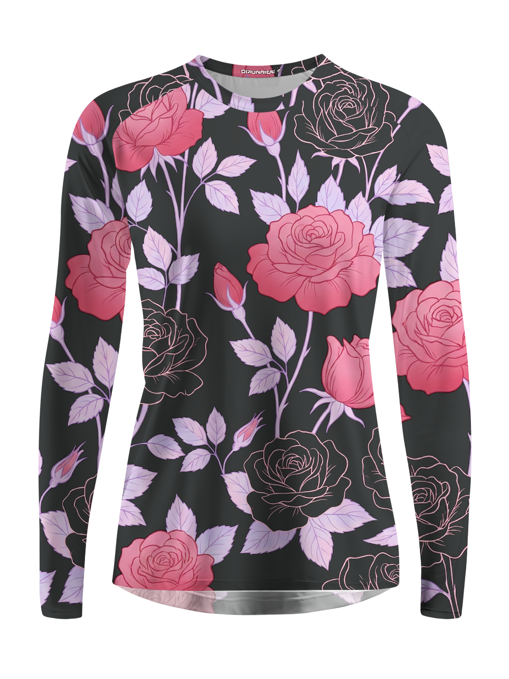 Orionride Night Twin Rose Women's Quick Dry Downhill Jersey