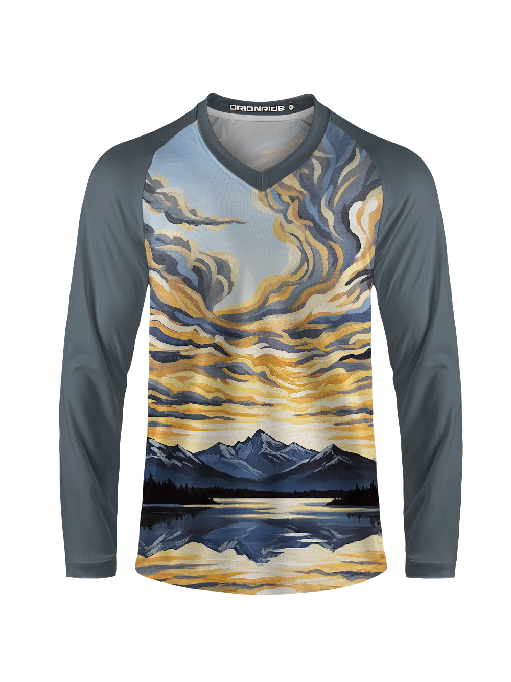 Orionride Sunset Reflection Long Sleeve Downhill Jersey